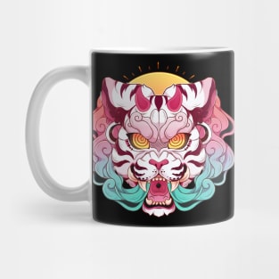 Kitsune Tiger Mask Mug